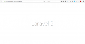Hasil Laravel Heroku