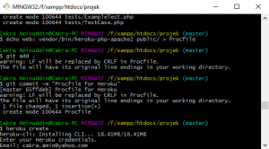 Create Procfile